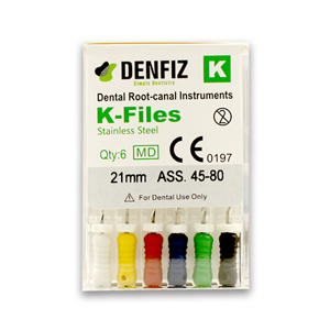 K FILE 21MM 45-80 ASSORTED SAFECARE (6PCS/BLISTER)